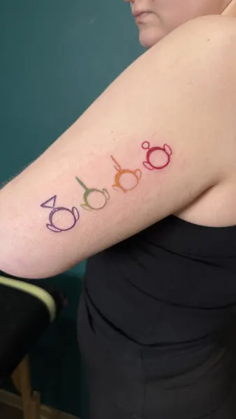 Teletubisie tattoo