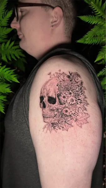 Czaszka tattoo